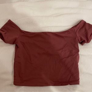 Zara Off The Shoulder Crop Top